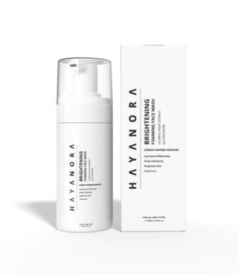 HAYANORA Skin Brightening Foaming Face Wash 4