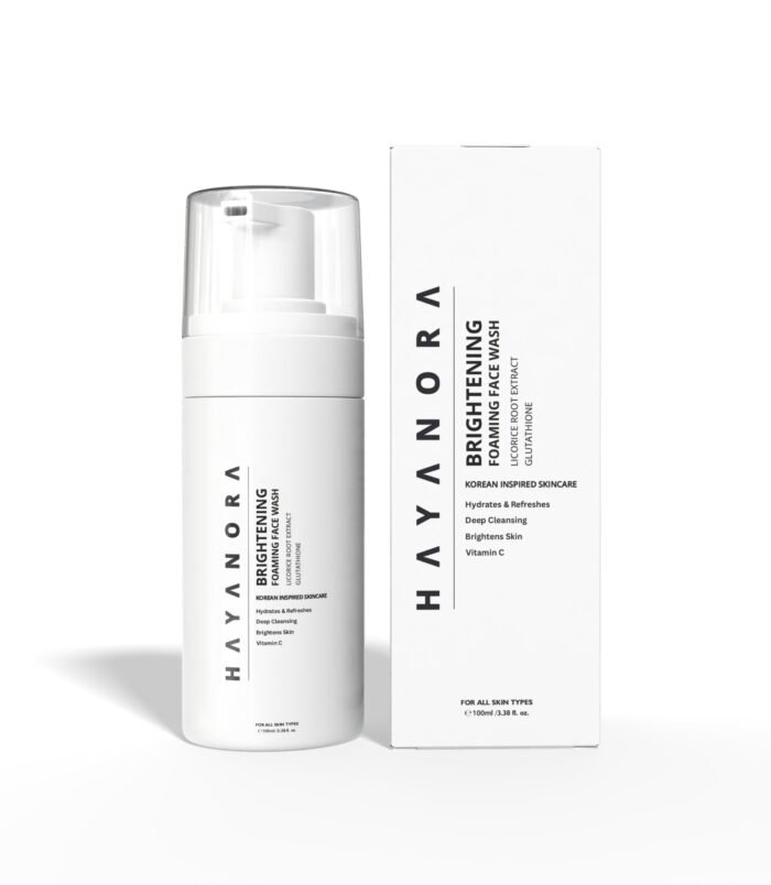 HAYANORA Skin Brightening Foaming Face Wash 4